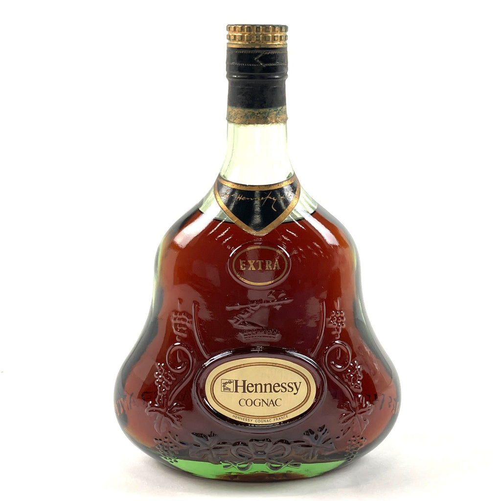 【在庫一掃】 ヘネシー Hennessy エクストラ 金キャップ グリーンボトル 700ml ブランデー コニャック 【古酒】 liqbb
