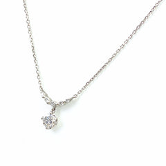 ヴァンドーム青山 メレダイヤ デザインネックレス プラチナ ペンダント ネックレス Pt850 ダイヤモンド レディース 【中古】brjwl