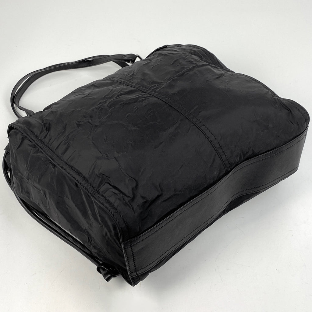 バーバリー ロゴ トートバッグ ショルダーバッグ トートバッグ ナイロン ブラック レディース 【中古】 brbag