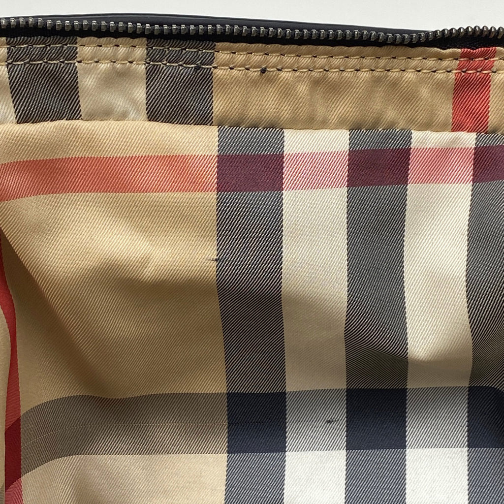 バーバリー ロゴ トートバッグ ショルダーバッグ トートバッグ ナイロン ブラック レディース 【中古】 brbag