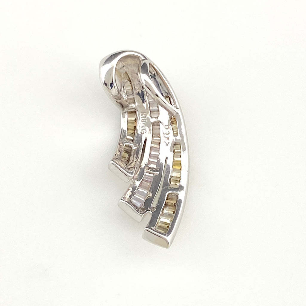 メレダイヤ ペンダントトップ WG ホワイトゴールド ペンダントトップ K18 WG ダイヤモンド レディース 【中古】nbjwl
