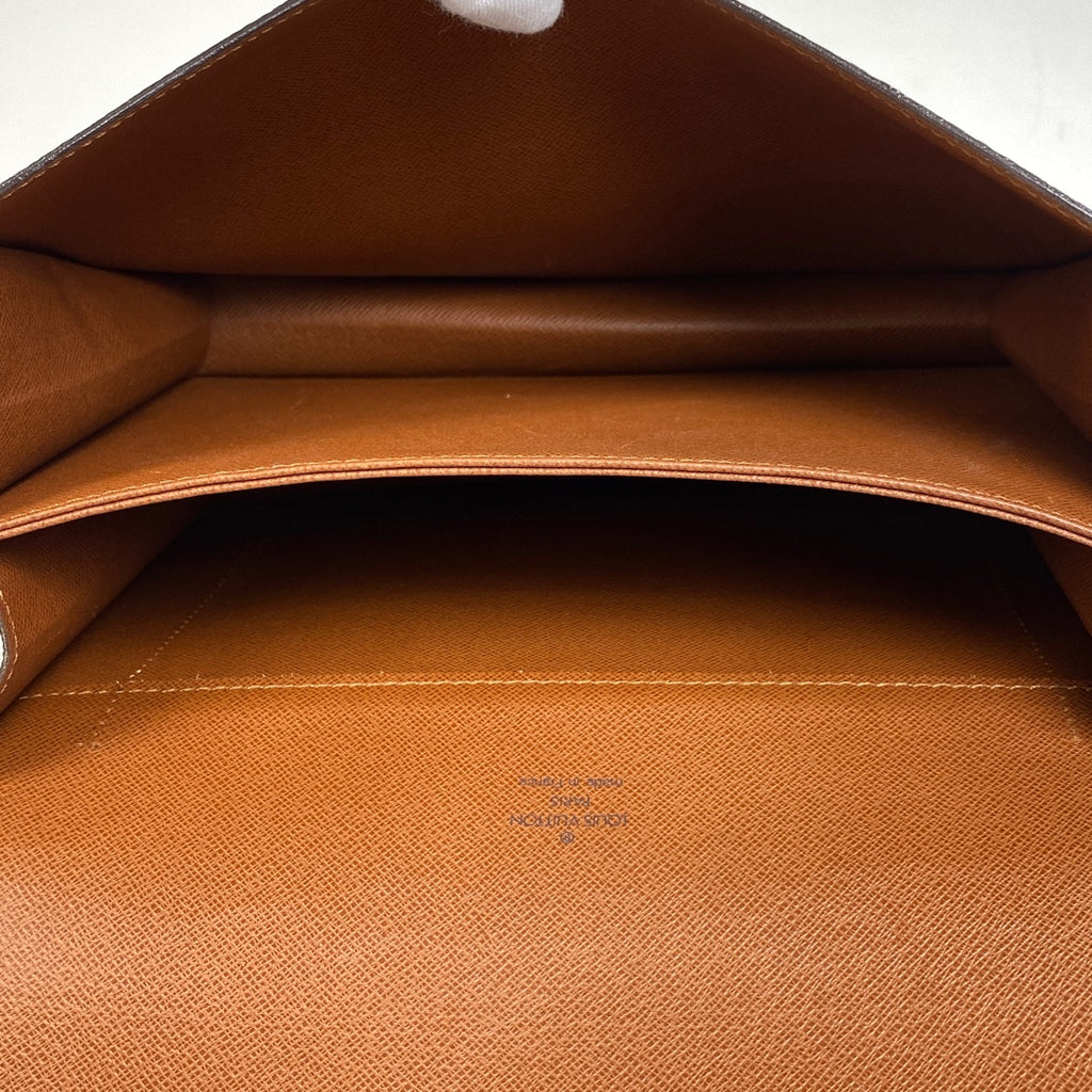ルイ・ヴィトン ラスパイユ 斜め掛け ショルダーバッグ モノグラム ブラウン M51372 レディース 【中古】brbag