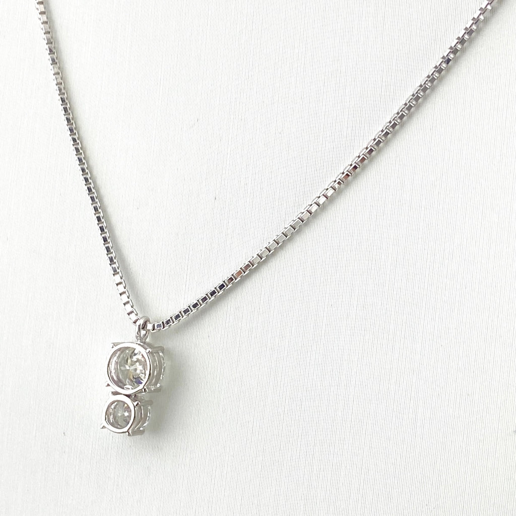 メレダイヤ デザインネックレス プラチナ ペンダント ネックレス Pt850 ダイヤモンド レディース 【中古】nbjwl