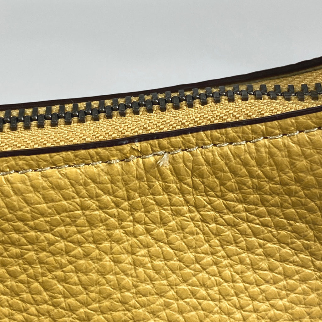 コーチ ロゴトートバッグ 2WAY ショルダーバッグ トートバッグ レザー イエロー F28966 レディース 【中古】brbag