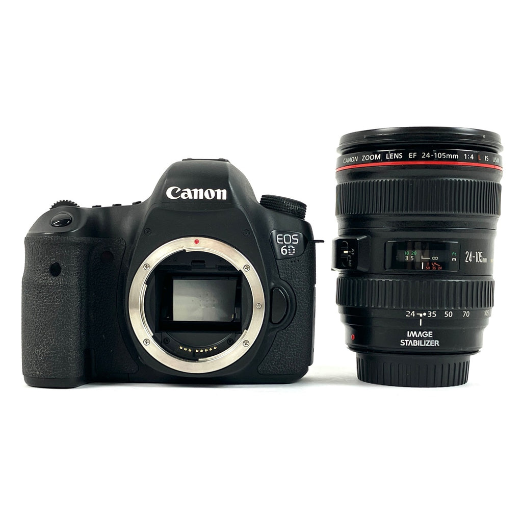 【在庫一掃】 キヤノン Canon EOS 6D EF24-105mm F4L IS USM レンズキット デジタル 一眼レフカメラ 【中古】 cambb