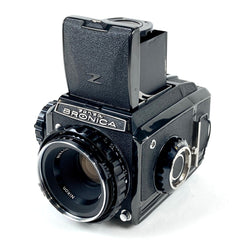 ゼンザブロニカ Zenza Bronica S2 後期 + NIKKOR-P 75mm F2.8 中判カメラ 【中古】cambb