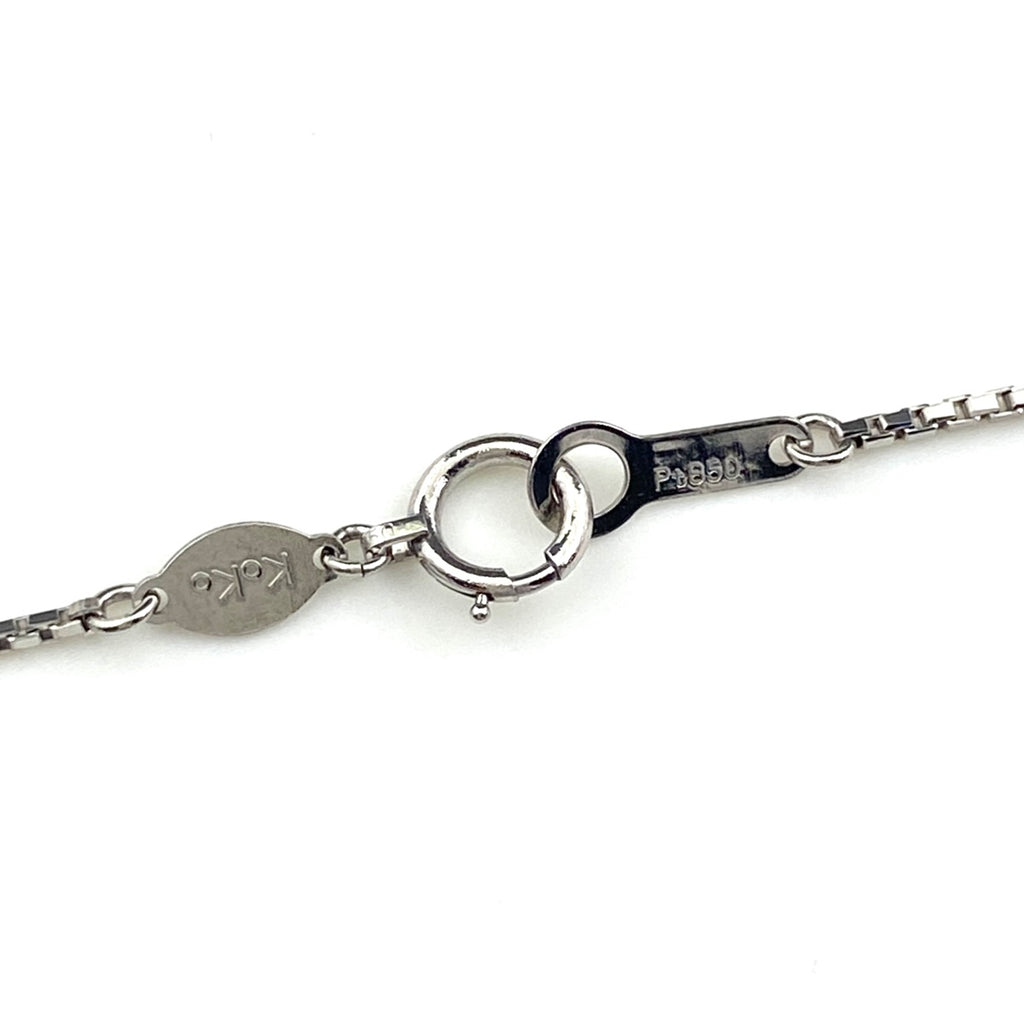ダイヤモンド デザインネックレス プラチナ ペンダント ネックレス Pt850 ダイヤモンド レディース 【中古】nbjwl