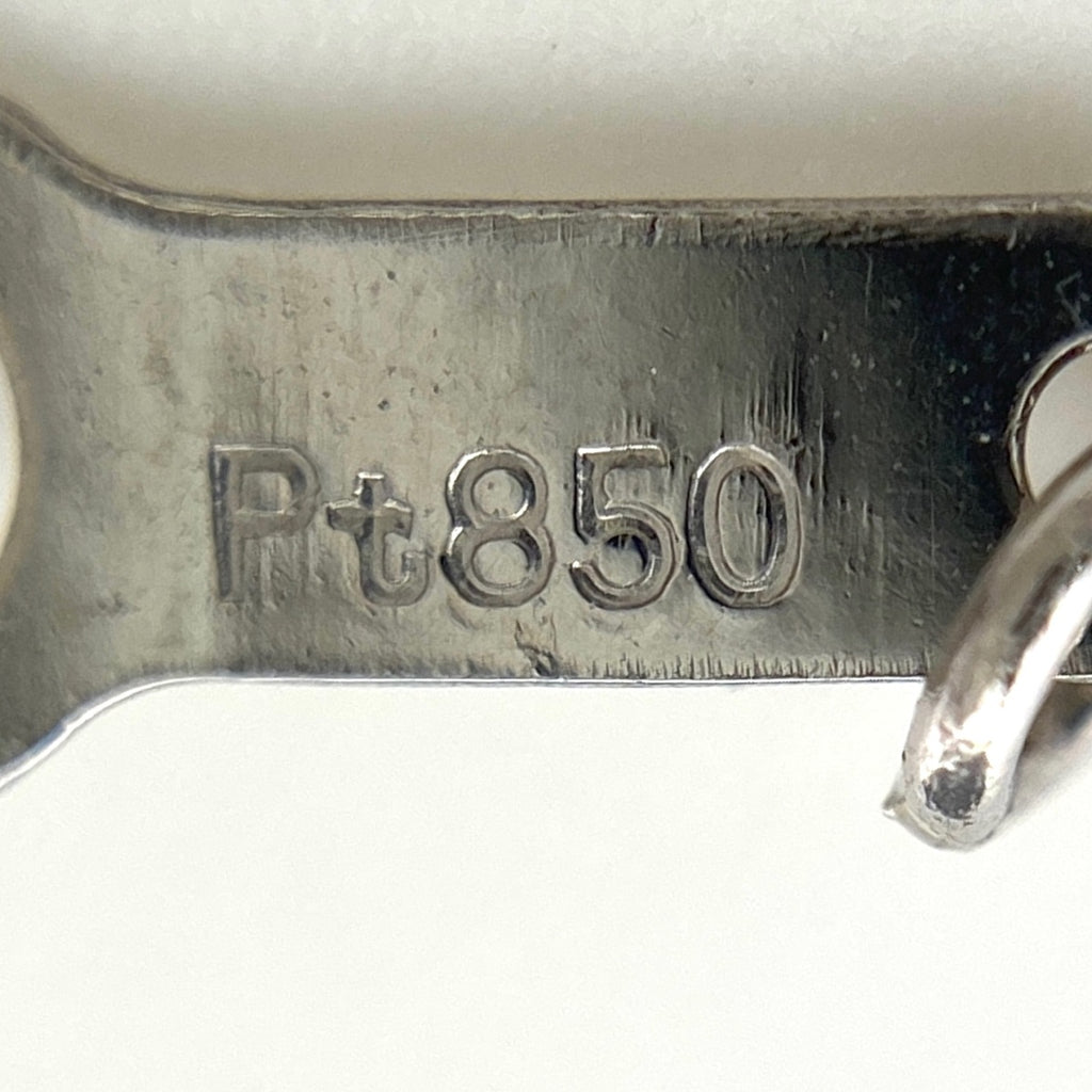 ダイヤモンド デザインネックレス プラチナ ペンダント ネックレス Pt850 ダイヤモンド レディース 【中古】nbjwl