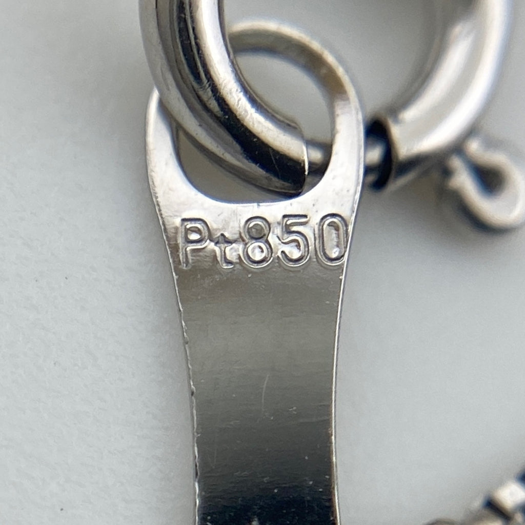 メレダイヤ デザインネックレス プラチナ ペンダント ネックレス Pt900 Pt850 ダイヤモンド レディース 【中古】nbjwl