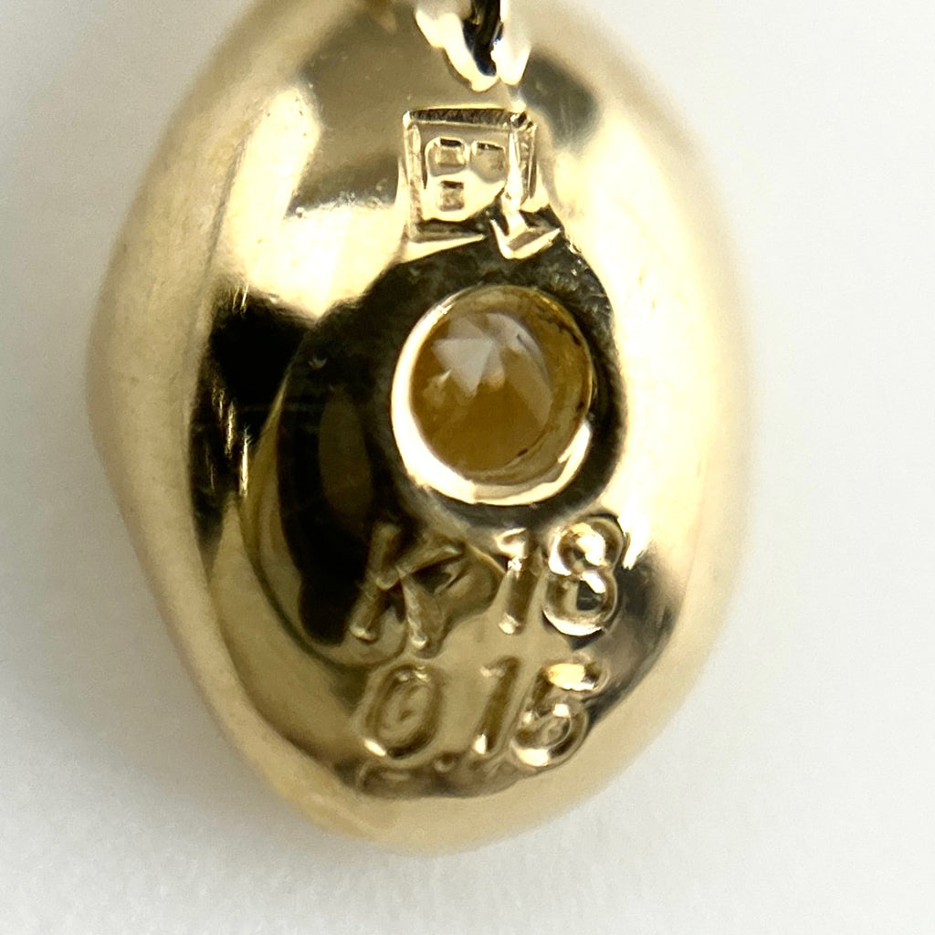 ダイヤモンド ペンダントトップ YG イエローゴールド ペンダントトップ K18 ダイヤモンド レディース 【中古】nbjwl