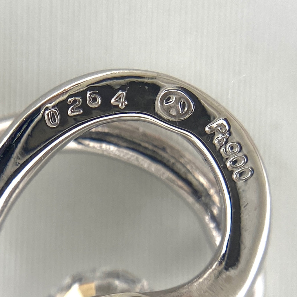ダイヤモンド デザインネックレス プラチナ ペンダント ネックレス Pt900 Pt850 ダイヤモンド レディース 【中古】nbjwl