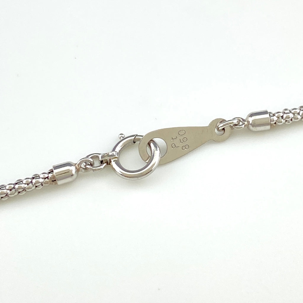 メレダイヤ デザインネックレス プラチナ ペンダント ネックレス Pt900 Pt850 ダイヤモンド レディース 【中古】nbjwl