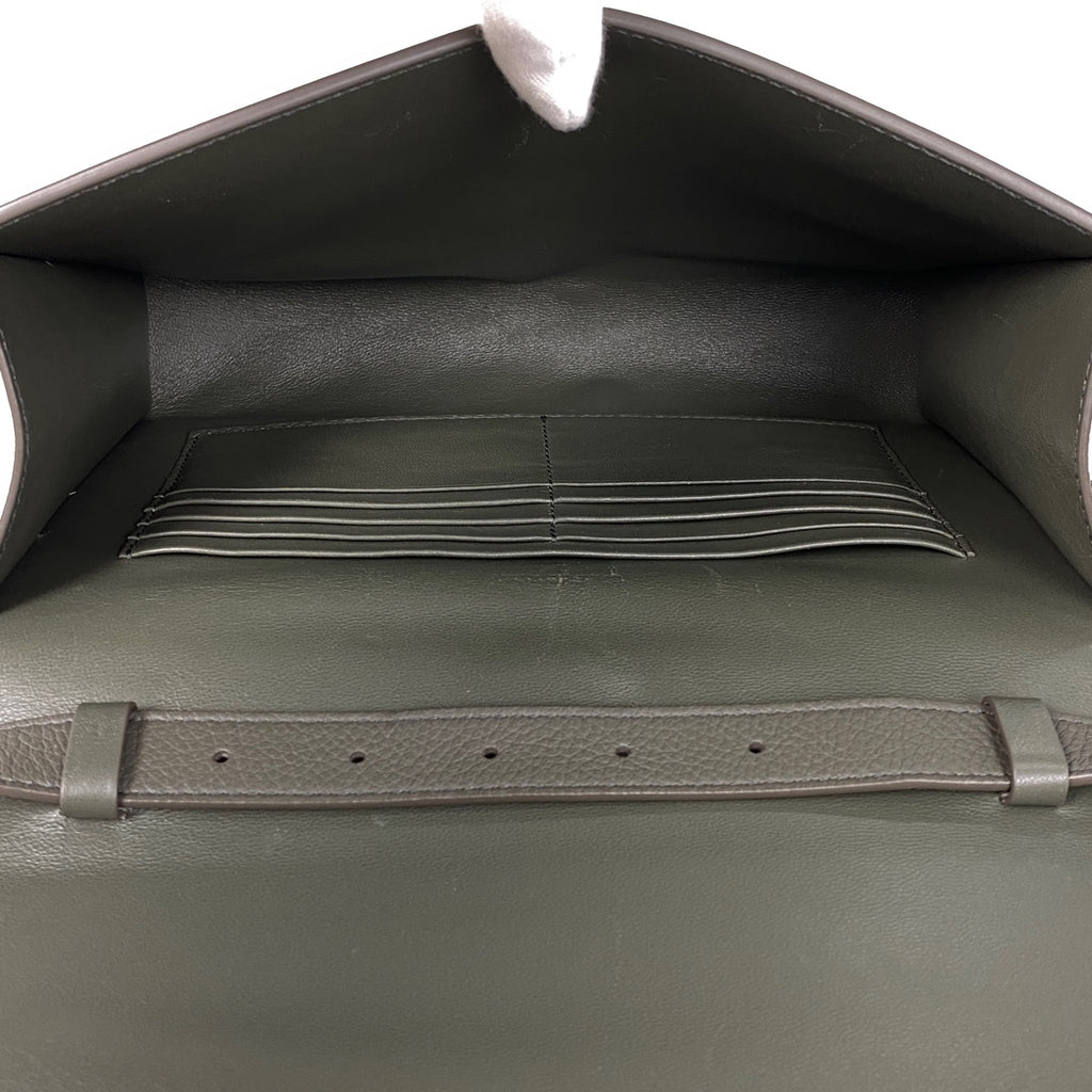 バレンシアガ カー フラップ ショルダーバッグ 斜め掛け ショルダーバッグ レザー グレー 679465 メンズ 【中古】brbag