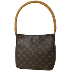 ルイ・ヴィトン ルーピング MM 肩掛け ワンショルダー ショルダーバッグ モノグラム ブラウン M51146 レディース 【中古】brbag