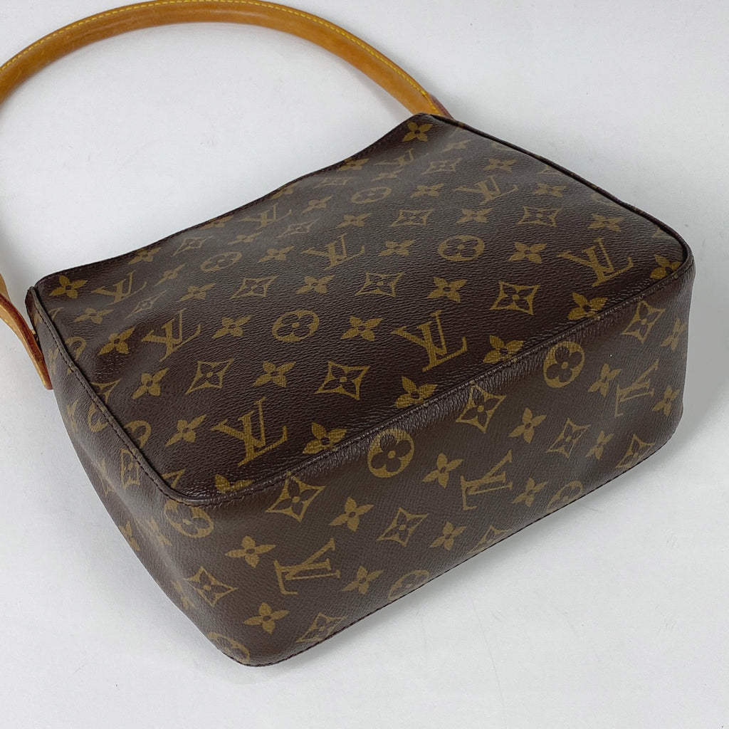 ルイ・ヴィトン ルーピング MM 肩掛け ワンショルダー ショルダーバッグ モノグラム ブラウン M51146 レディース 【中古】brbag