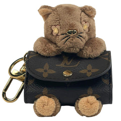 ルイ・ヴィトン バッグチャーム LV キュート モノグラム キーホルダー 猫 バッグチャーム モノグラム ブラウン M01561 【中古】brbag