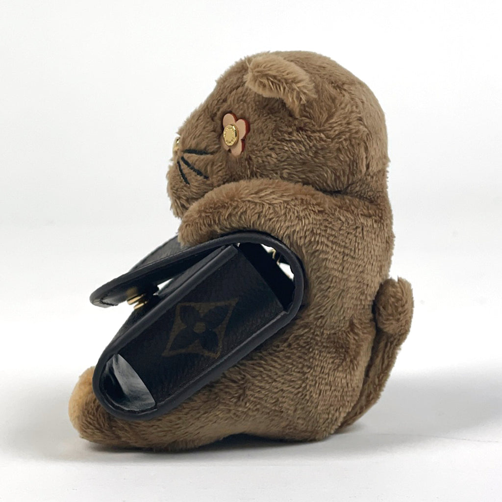 ルイ・ヴィトン バッグチャーム LV キュート モノグラム キーホルダー 猫 バッグチャーム モノグラム ブラウン M01561 【中古】brbag