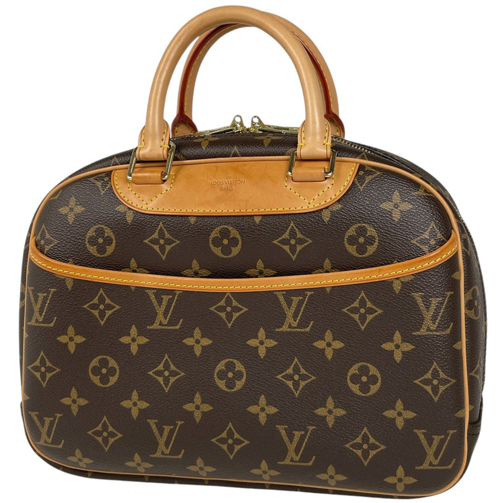 ルイ・ヴィトン トゥルーヴィル 手提げ ハンドバッグ モノグラム ブラウン M42228 レディース 【中古】brbag