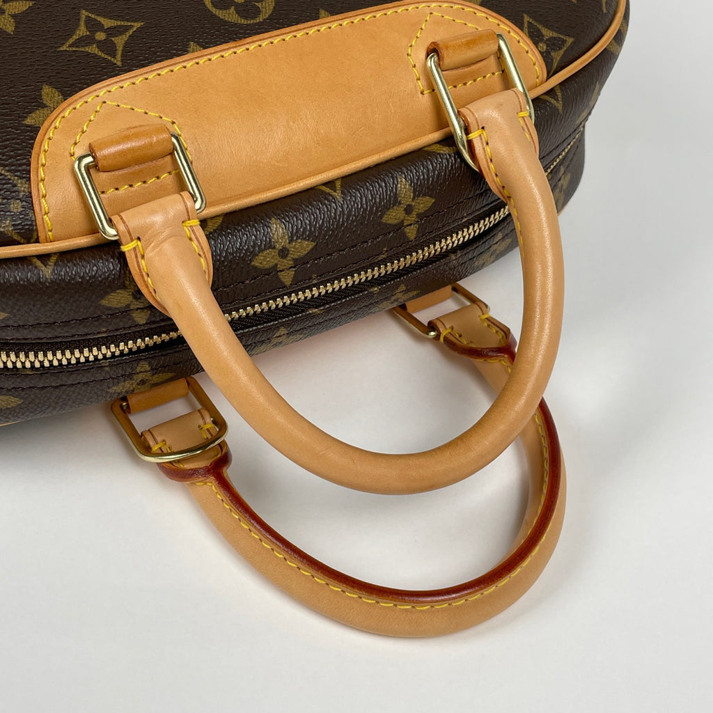 ルイ・ヴィトン トゥルーヴィル 手提げ ハンドバッグ モノグラム ブラウン M42228 レディース 【中古】brbag