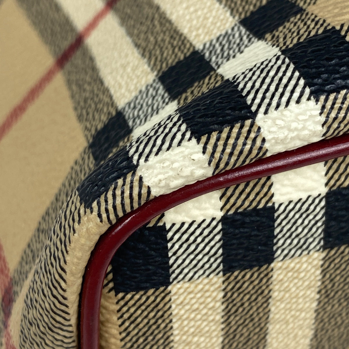 バイセル公式】バーバリー チェック柄 トートバッグ ハンドバッグ