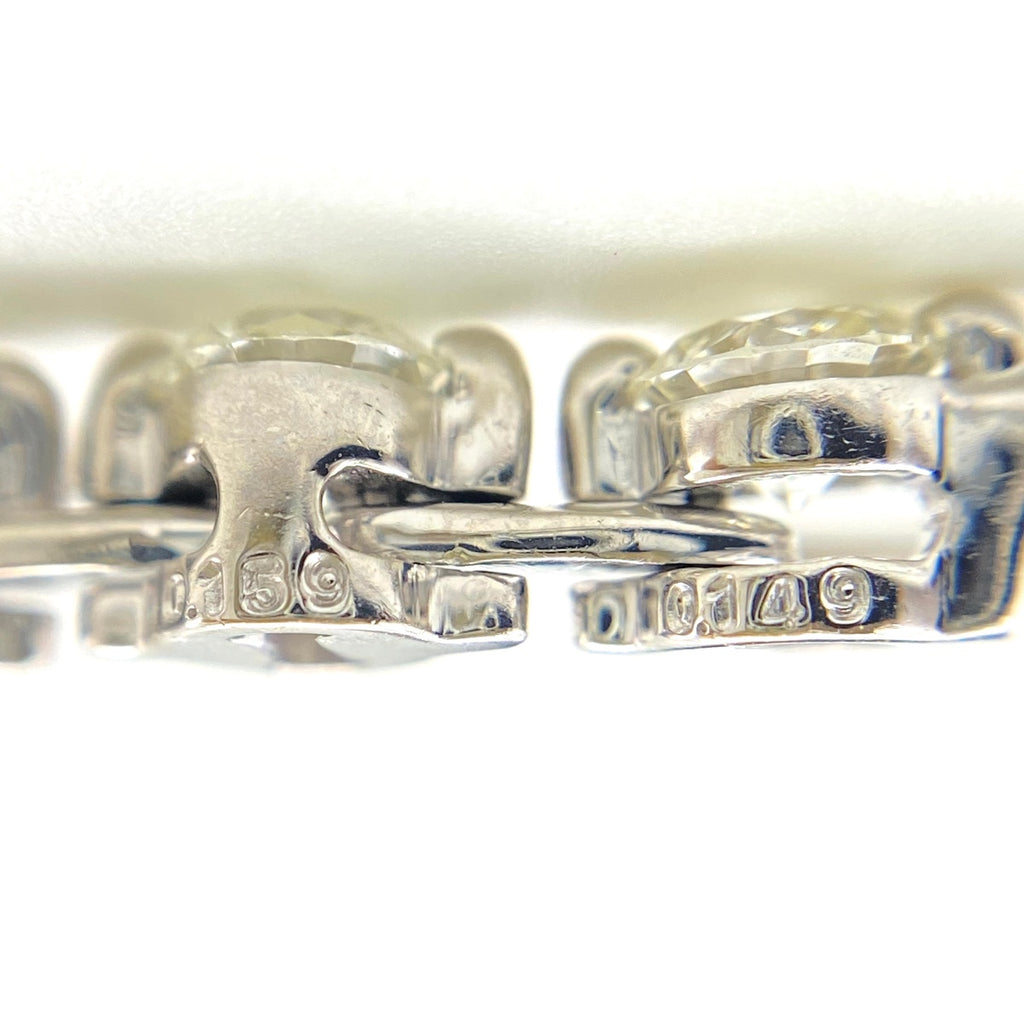 トリロジー ダイヤモンド デザインネックレス プラチナ ペンダント ネックレス Pt900 Pt850 ダイヤモンド レディース 【中古】brjwl