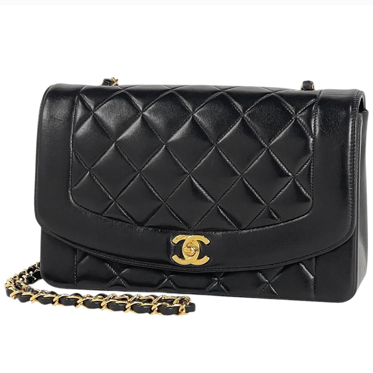 ショルダーバッグ・ポシェット × ヴィンテージ(中古) Chanel Lucky Charm Classic New Mini Crossbody Bag Chanel Black Quilted Leather Reissue Lucky Charms Mini Phone