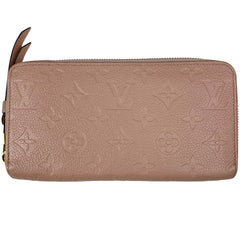 ルイ・ヴィトン ジッピーウォレット ラウンドファスナー 長財布 モノグラムアンプラント ローズプードル M64090 レディース 【中古】brbag
