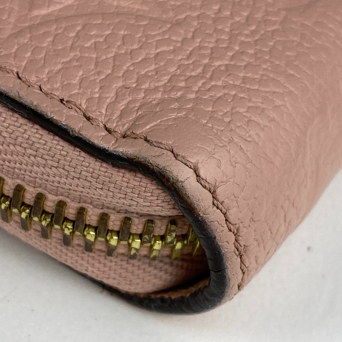【良品】ルイヴィトン　新型　ジッピーウォレット　アンプラント　ローズプードル LOUIS VUITTON - ルイヴィトン 長財布 アンプラント 新型