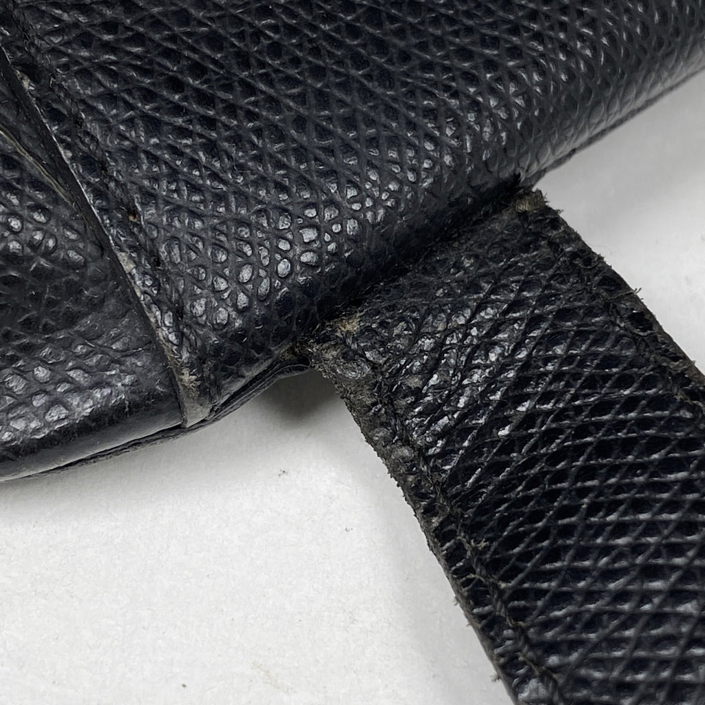 セリーヌ ロゴ リュックサック ターンロック リュック レザー ブラック レディース 【中古】brbag