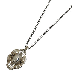 ジョージジェンセン デザイン ネックレス ヘリテージ 2000 イヤー ペンダント ネックレス シルバー925 シルバー レディース 【中古】bracc