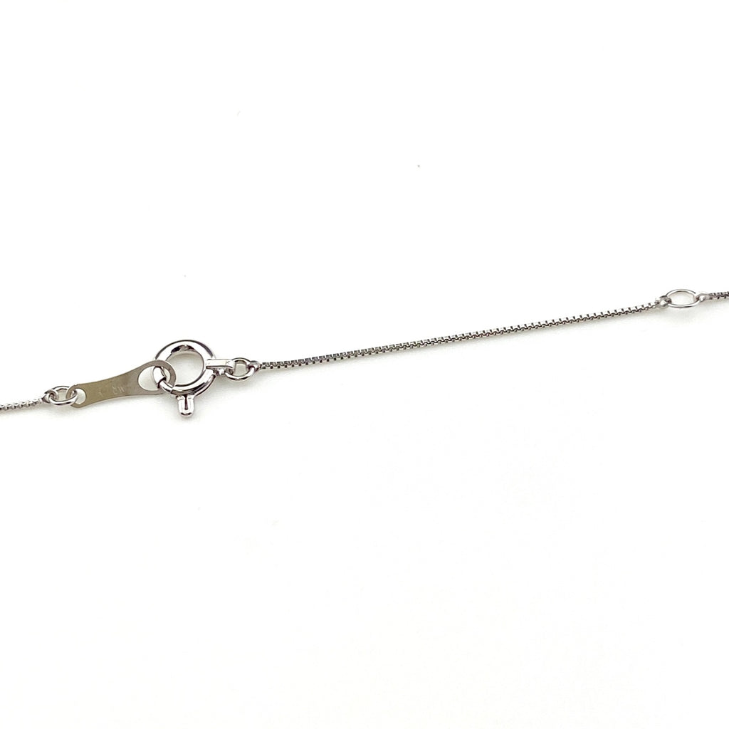 フラワーモチーフ デザインネックレス WG ホワイトゴールド ペンダント メレダイヤ 花 ネックレス K18 WG ダイヤモンド レディース 【中古】nbjwl