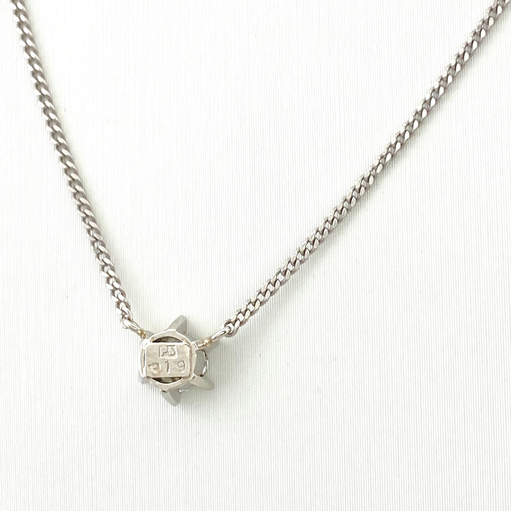 ダイヤモンド デザインネックレス プラチナ ペンダント ネックレス Pt850 ダイヤモンド レディース 【中古】nbjwl