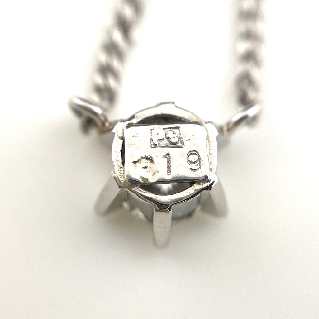 ダイヤモンド デザインネックレス プラチナ ペンダント ネックレス Pt850 ダイヤモンド レディース 【中古】nbjwl