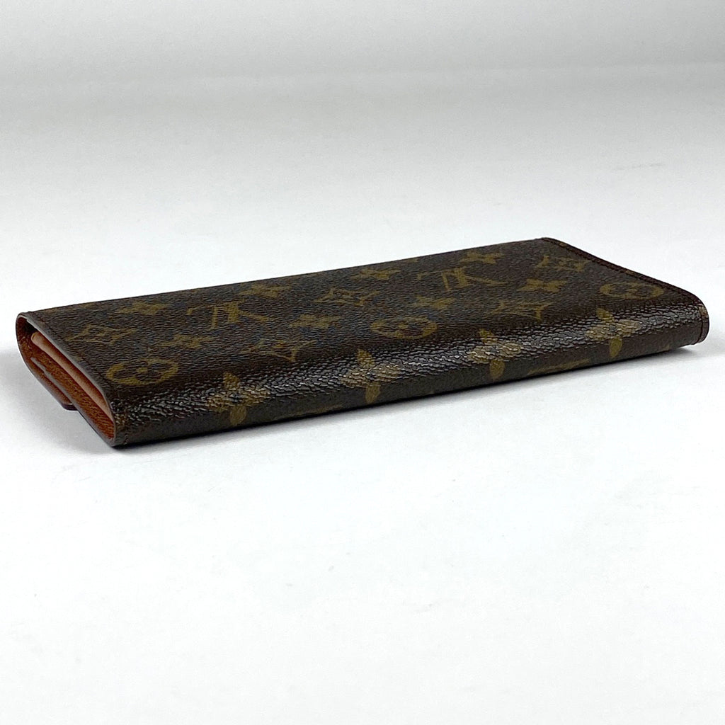 【ジャンク品】ルイ・ヴィトン ポルト モネ クレディ 札入れ 小銭入れ 二つ折り 長財布 モノグラム ブラウン M61725 レディース 【中古】brbag
