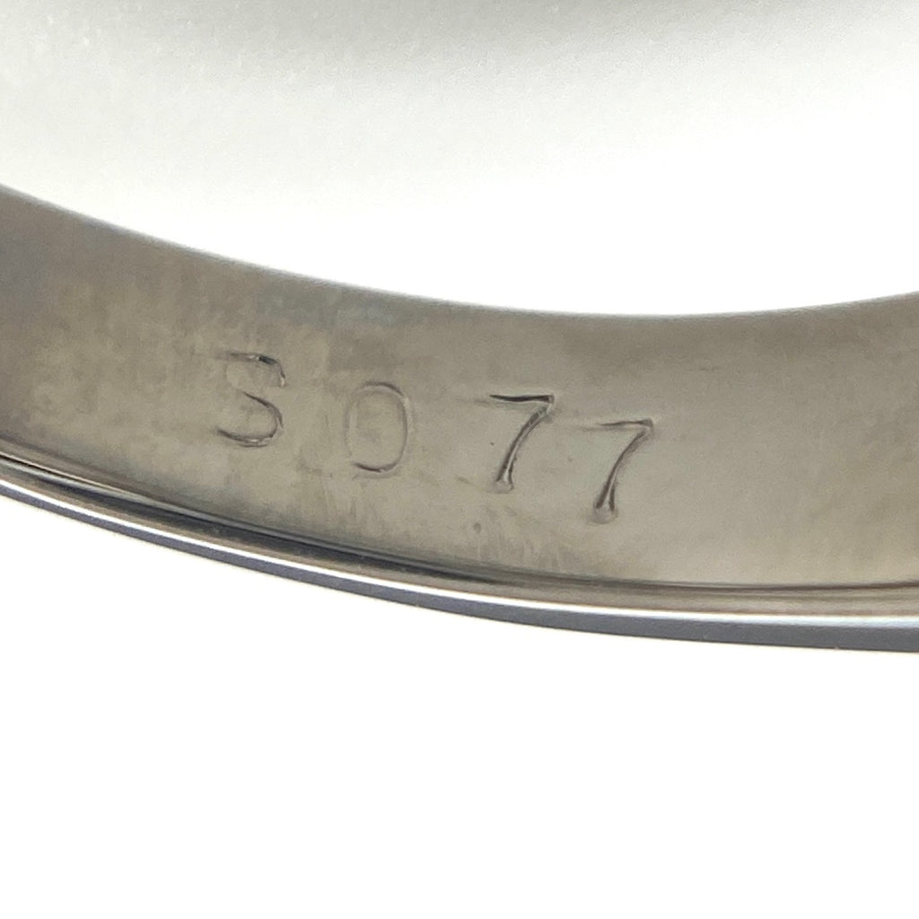 サファイア デザインリング プラチナ 指輪 メレダイヤ リング 11号 Pt900 サファイア ダイヤモンド レディース 【中古】nbjwl