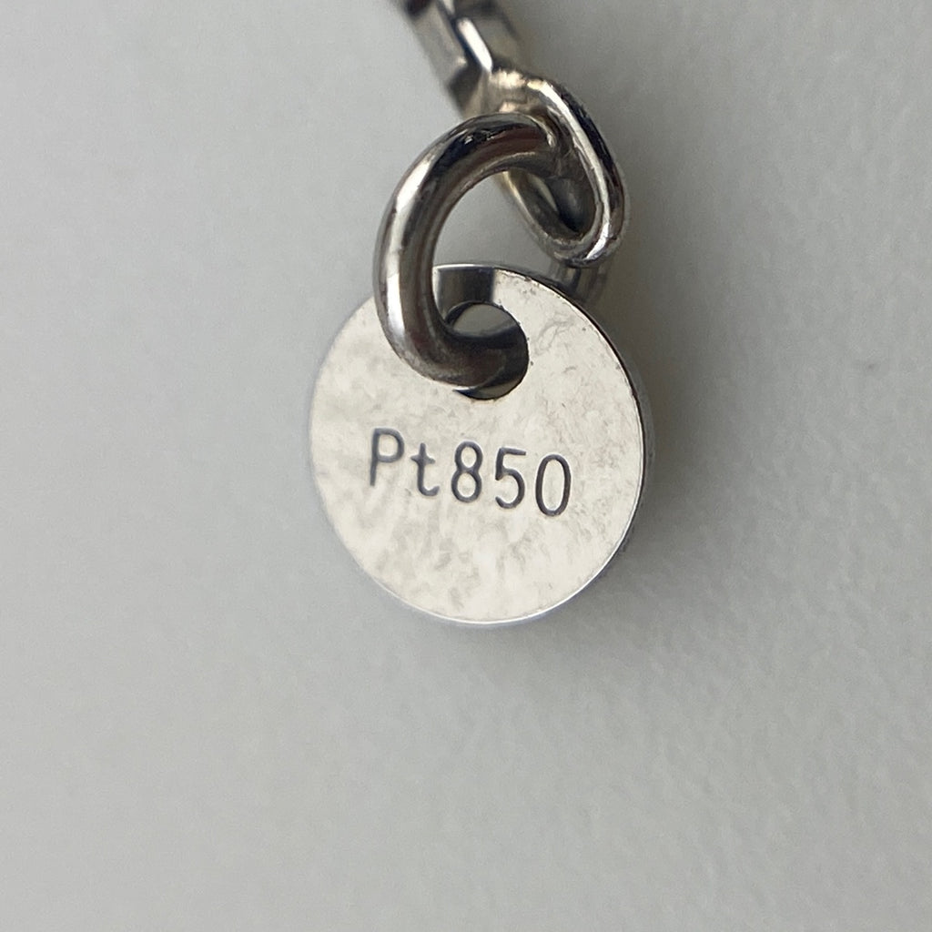 メレダイヤ デザインネックレス プラチナ ペンダント ネックレス Pt900 Pt850 ダイヤモンド レディース 【中古】nbjwl