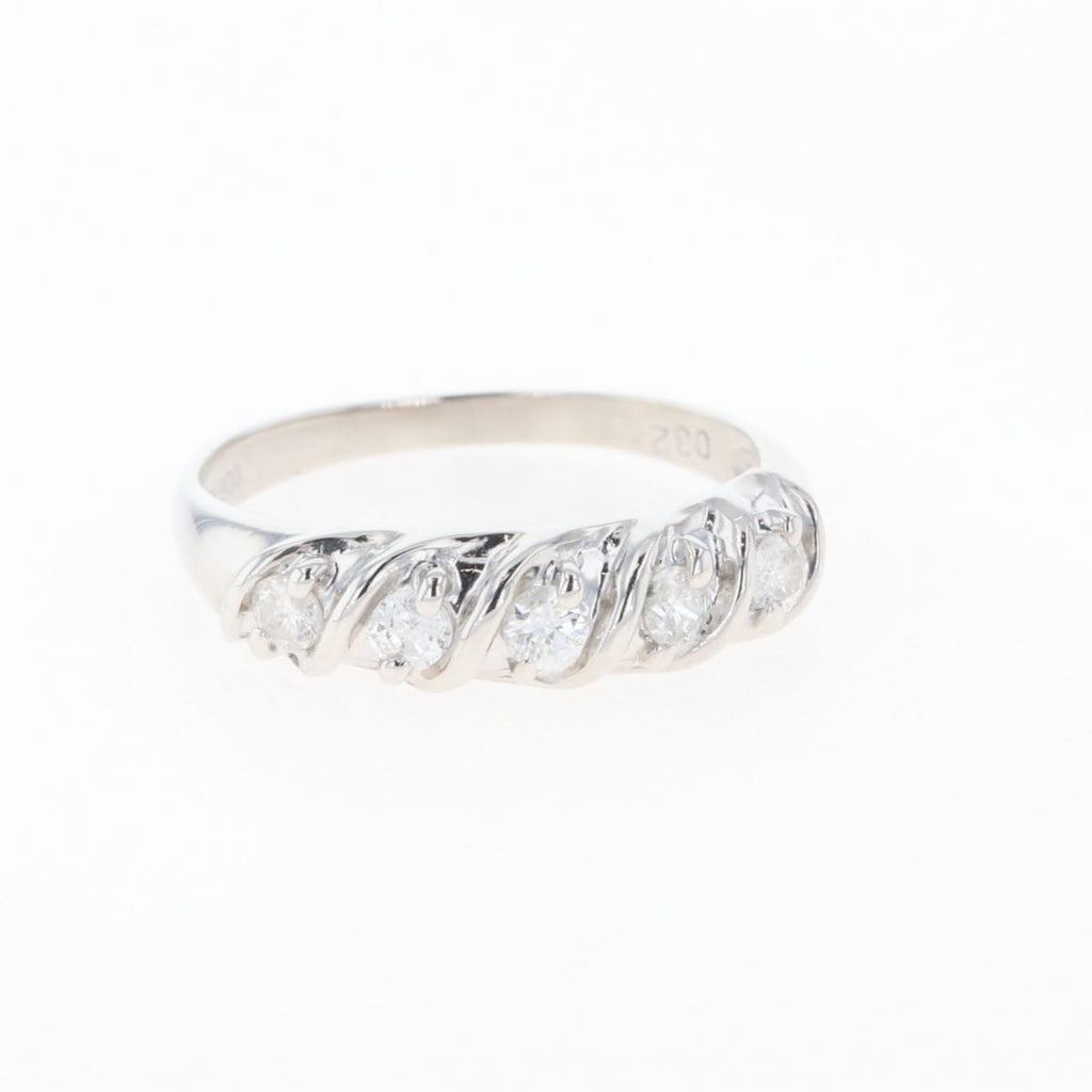 PT900 ダイヤモンド リング 10号 0.32CT レディース 中古 nbjwl