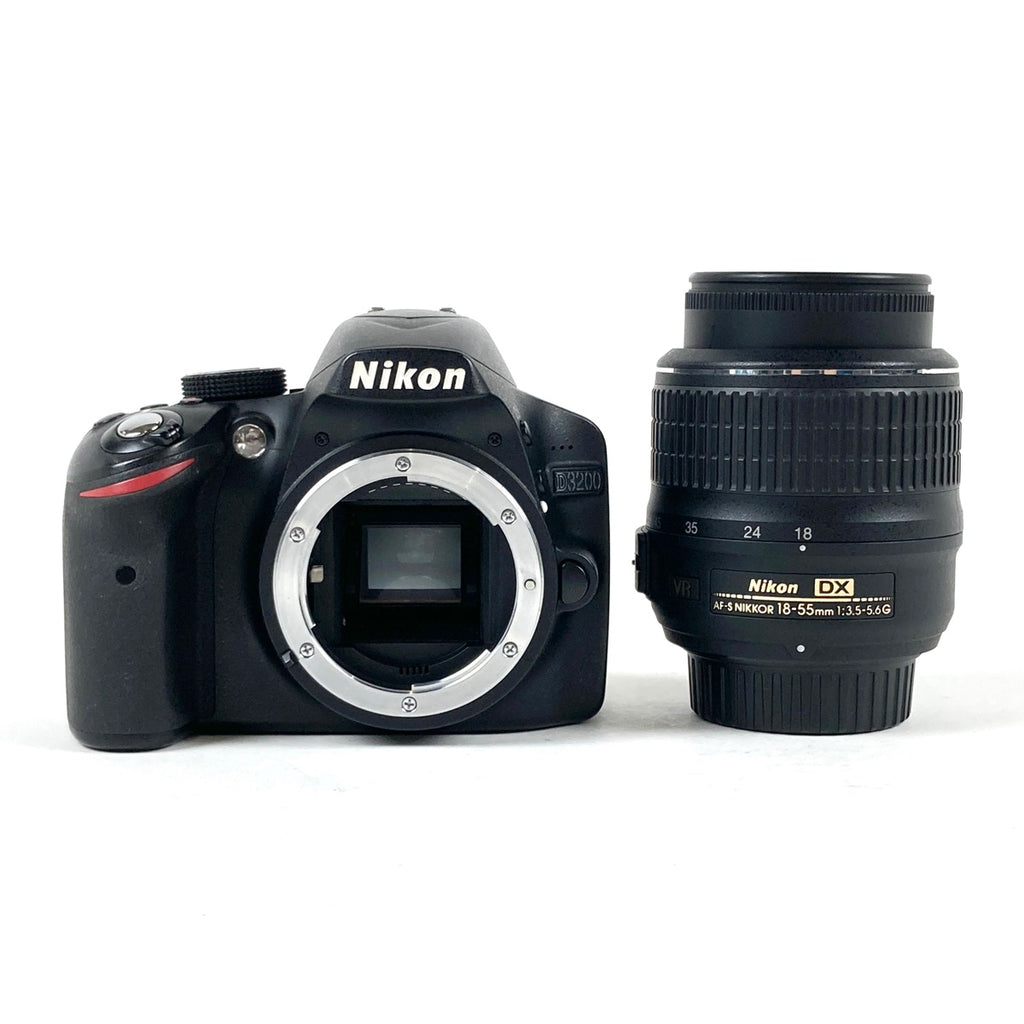 NIKON 一眼レフ D3200 中古動作確認済 バイセル公式】ニコン Nikon D3200 レンズキット ブラック