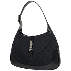 グッチ ジャッキーライン ショルダーバッグ GG柄 ワンショルダー ハンドバッグ ショルダーバッグ GGキャンバス ブラック 0013306 レディース 【中古】brbag