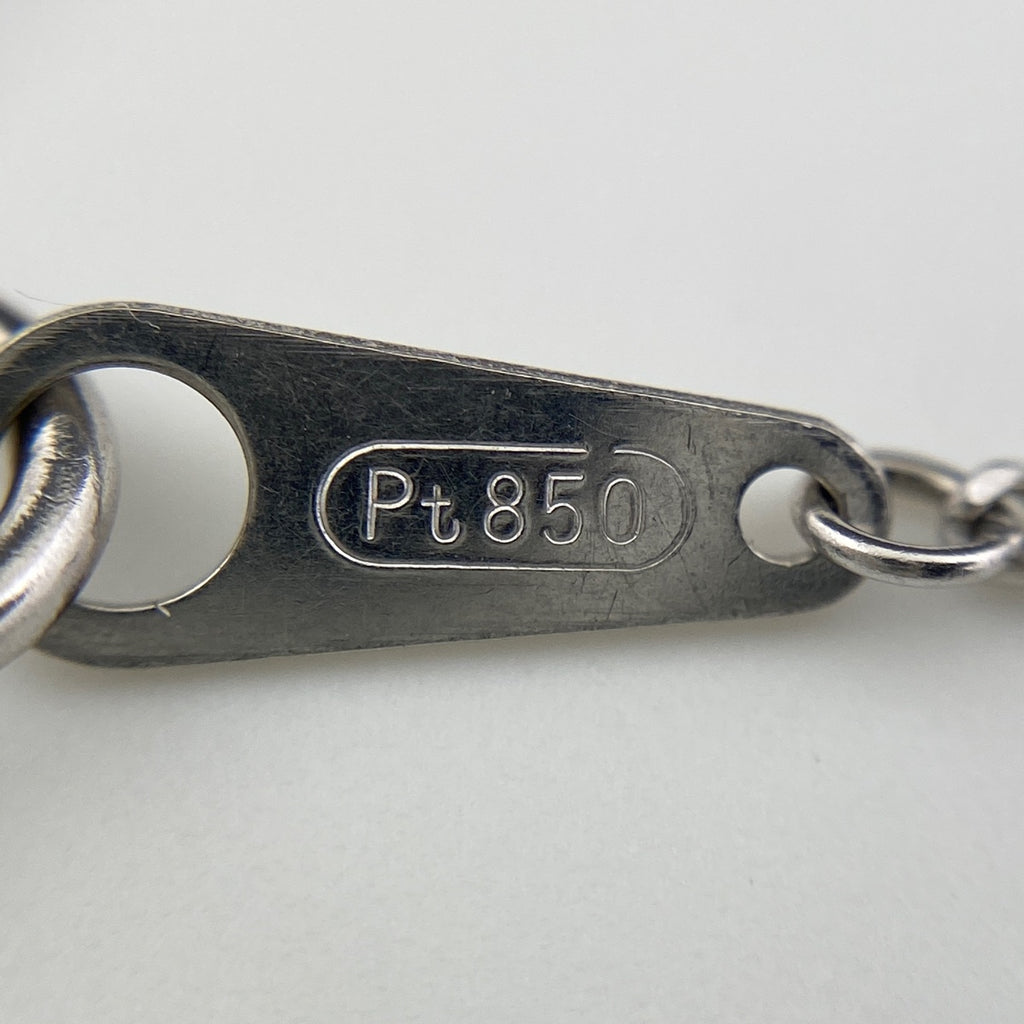 ルビー デザインネックレス プラチナ ペンダント メレダイヤ ネックレス Pt900 Pt850 ルビー レディース 【中古】nbjwl