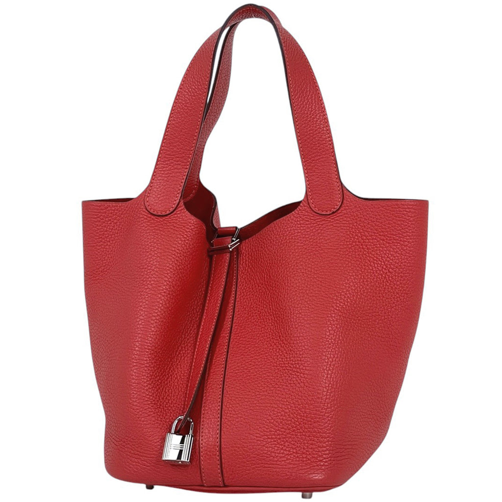 エルメス ピコタンロック MM ミニバッグ ハンドバッグ トリヨンクレマンス ローズジャイプール　 □R レディース 【中古】brbag