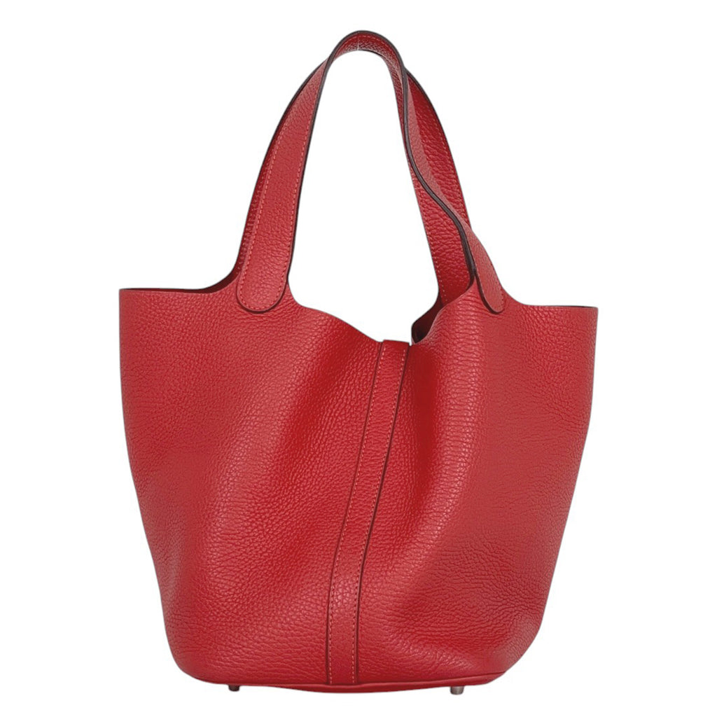 エルメス ピコタンロック MM ミニバッグ ハンドバッグ トリヨンクレマンス ローズジャイプール　 □R レディース 【中古】brbag