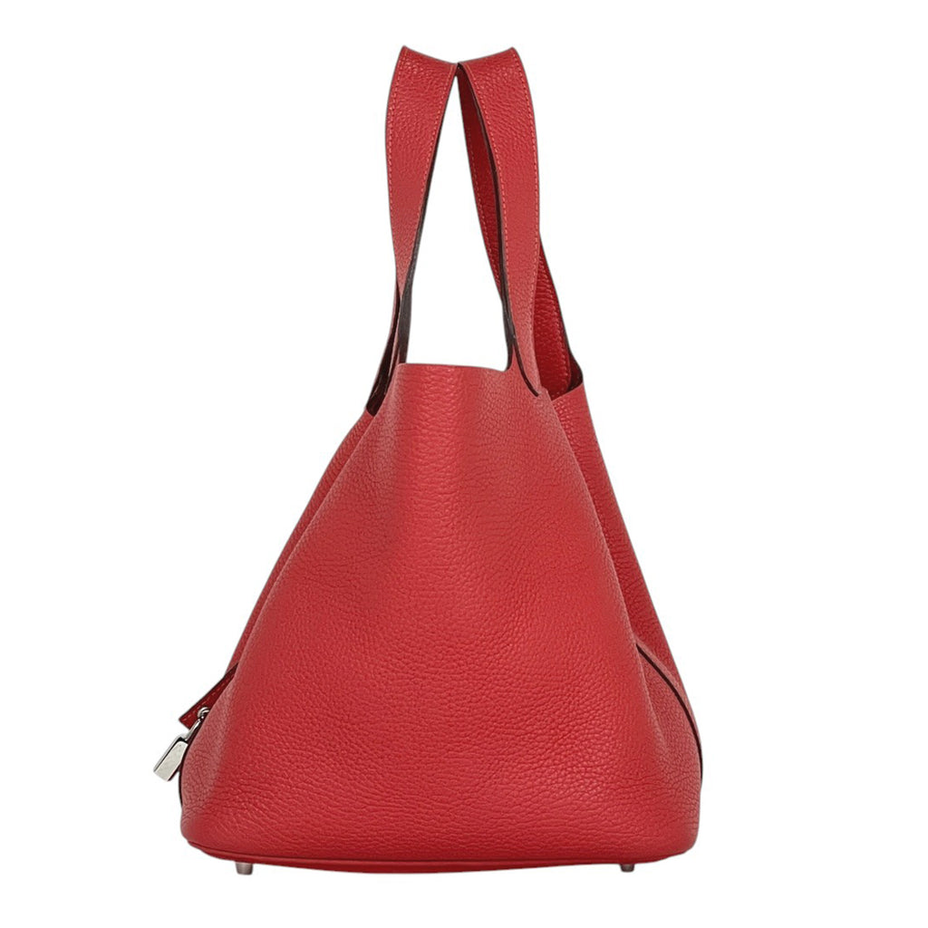 エルメス ピコタンロック MM ミニバッグ ハンドバッグ トリヨンクレマンス ローズジャイプール　 □R レディース 【中古】brbag