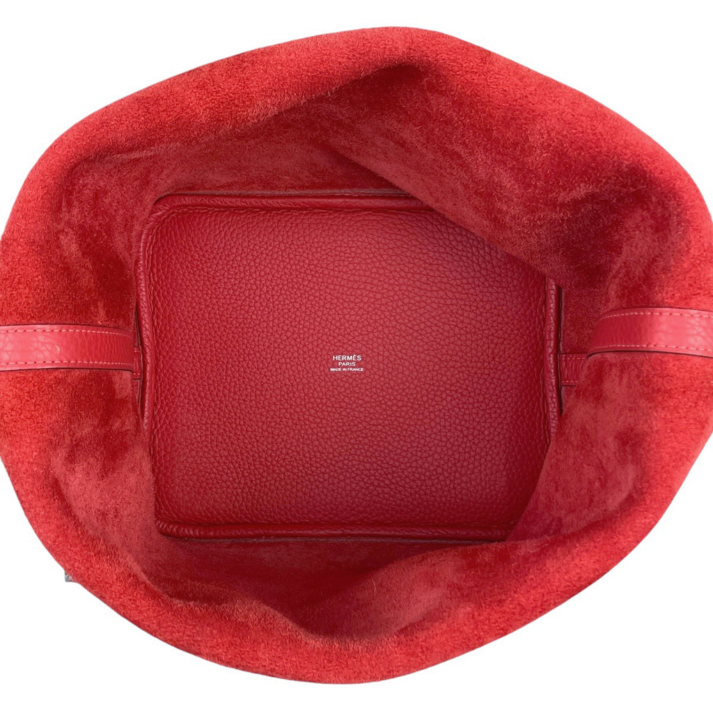 エルメス ピコタンロック MM ミニバッグ ハンドバッグ トリヨンクレマンス ローズジャイプール　 □R レディース 【中古】brbag