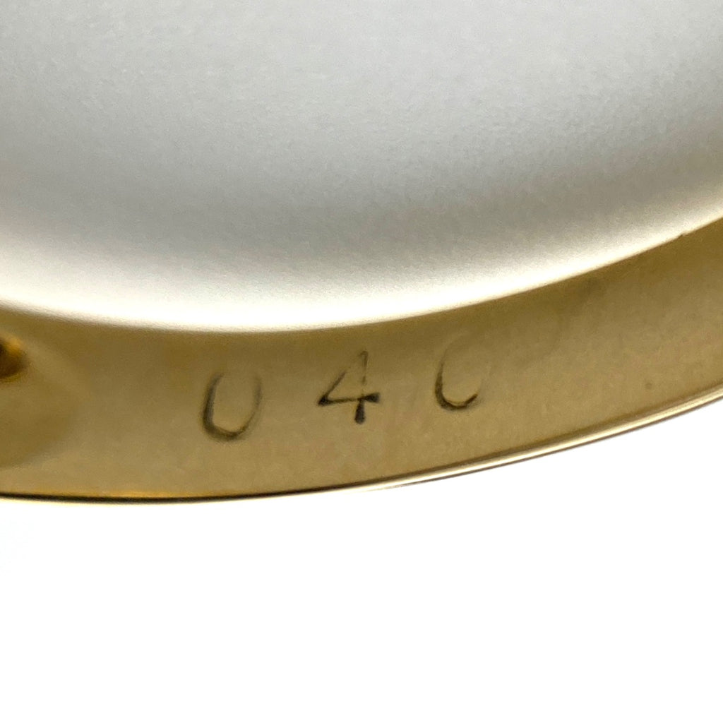 メレダイヤ デザインリング YG イエローゴールド 指輪 リング 12号 K18 ダイヤモンド レディース 【中古】nbjwl