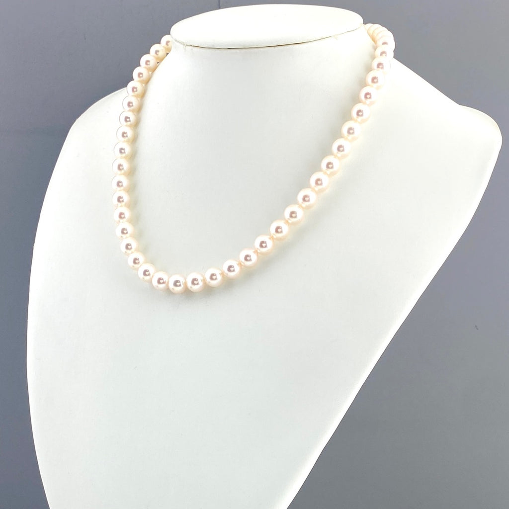 タサキ パール デザインネックレス シルバー 真珠 ネックレス SV パール レディース 【中古】brjwl