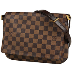 ルイ・ヴィトン ミュゼット タンゴ ロング 斜め掛け ショルダーバッグ ダミエ ブラウン N51301 レディース 【中古】brbag