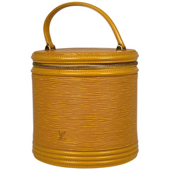 【ジャンク品】ルイ・ヴィトン カンヌ バニティバッグ ハンドバッグ 化粧ポーチ エピ タッシリイエロー M48039 レディース 【中古】brbag