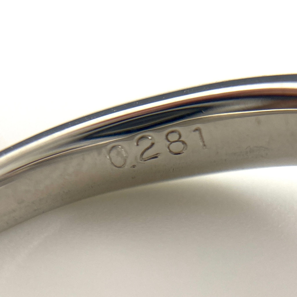 ヴァンドーム青山 ダイヤモンド デザインリング プラチナ 指輪 リング 9号 Pt950 ダイヤモンド レディース 【中古】brjwl