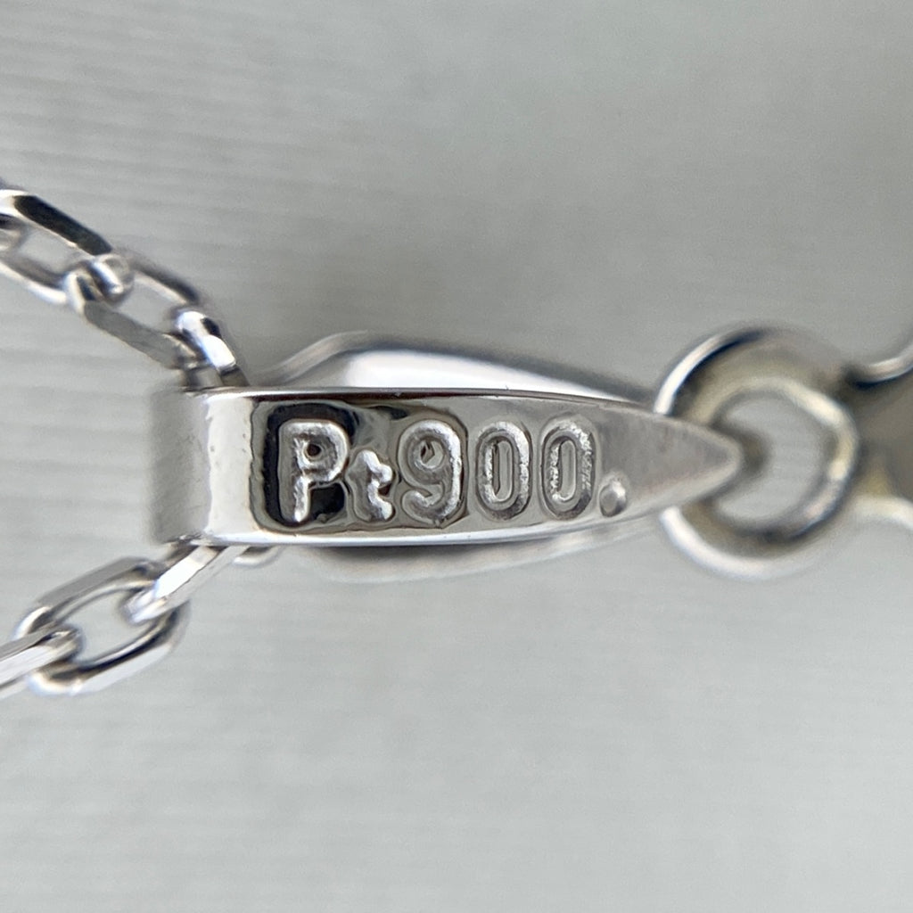 ダイヤモンド デザインネックレス プラチナ ペンダント ネックレス Pt900 Pt850 ダイヤモンド レディース 【中古】nbjwl